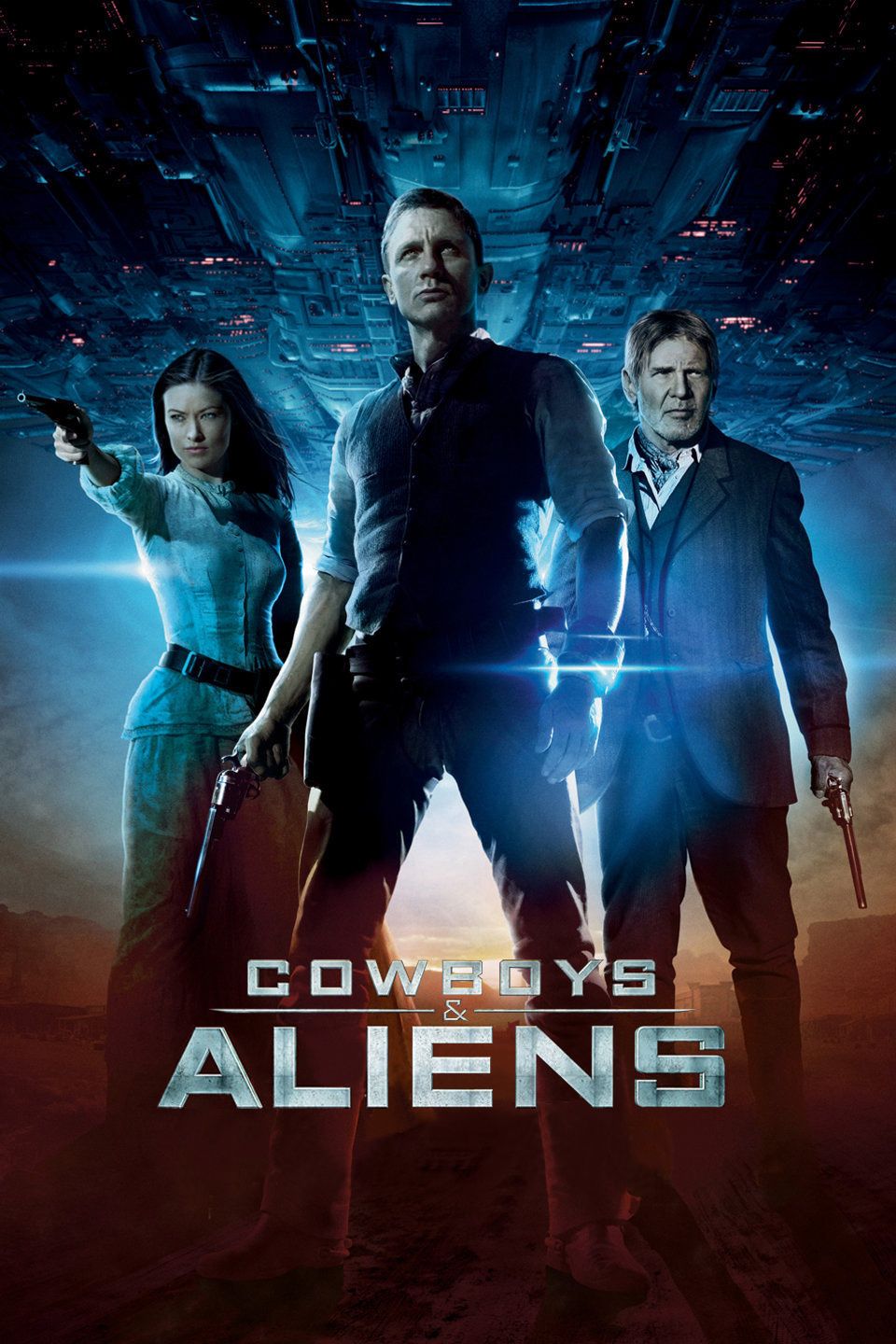 牛仔和外星人海报