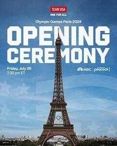 2024年第33届巴黎奥运会开幕式海报