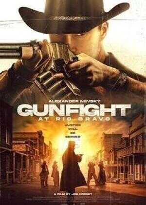 里约布拉沃枪战海报