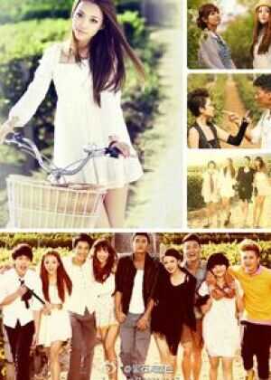 葡萄藤下的玫瑰海报