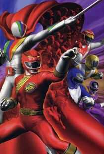 百兽战队牙吠连者vs超级战队海报