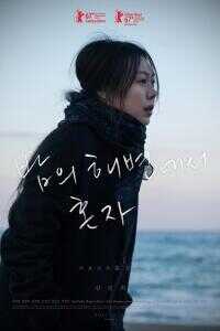 独自在夜晚的海边海报