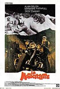 摩托车上的女孩海报