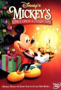 米老鼠温馨圣诞海报