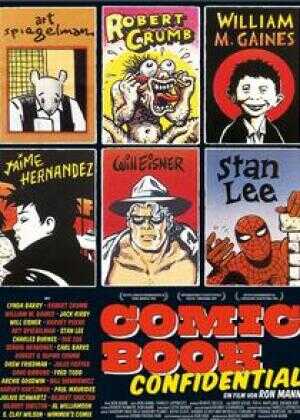 美国漫画史海报