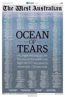 消失的马航370班机海报